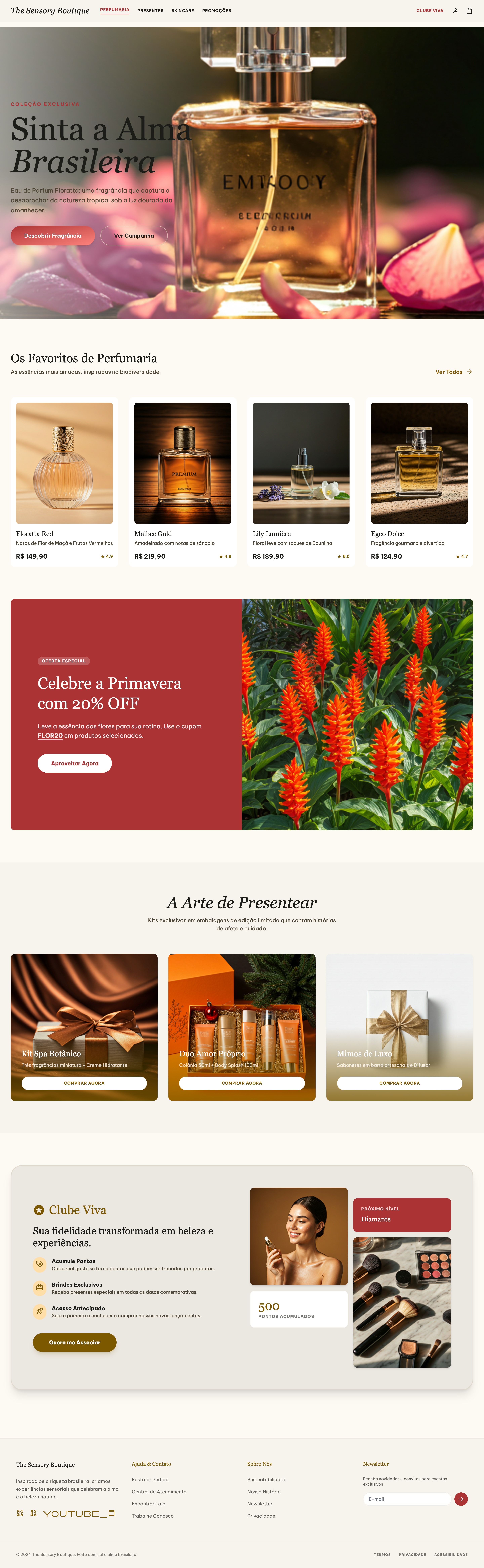 O Boticario-inspired Stitch export for the fragrance gift commerce homepage