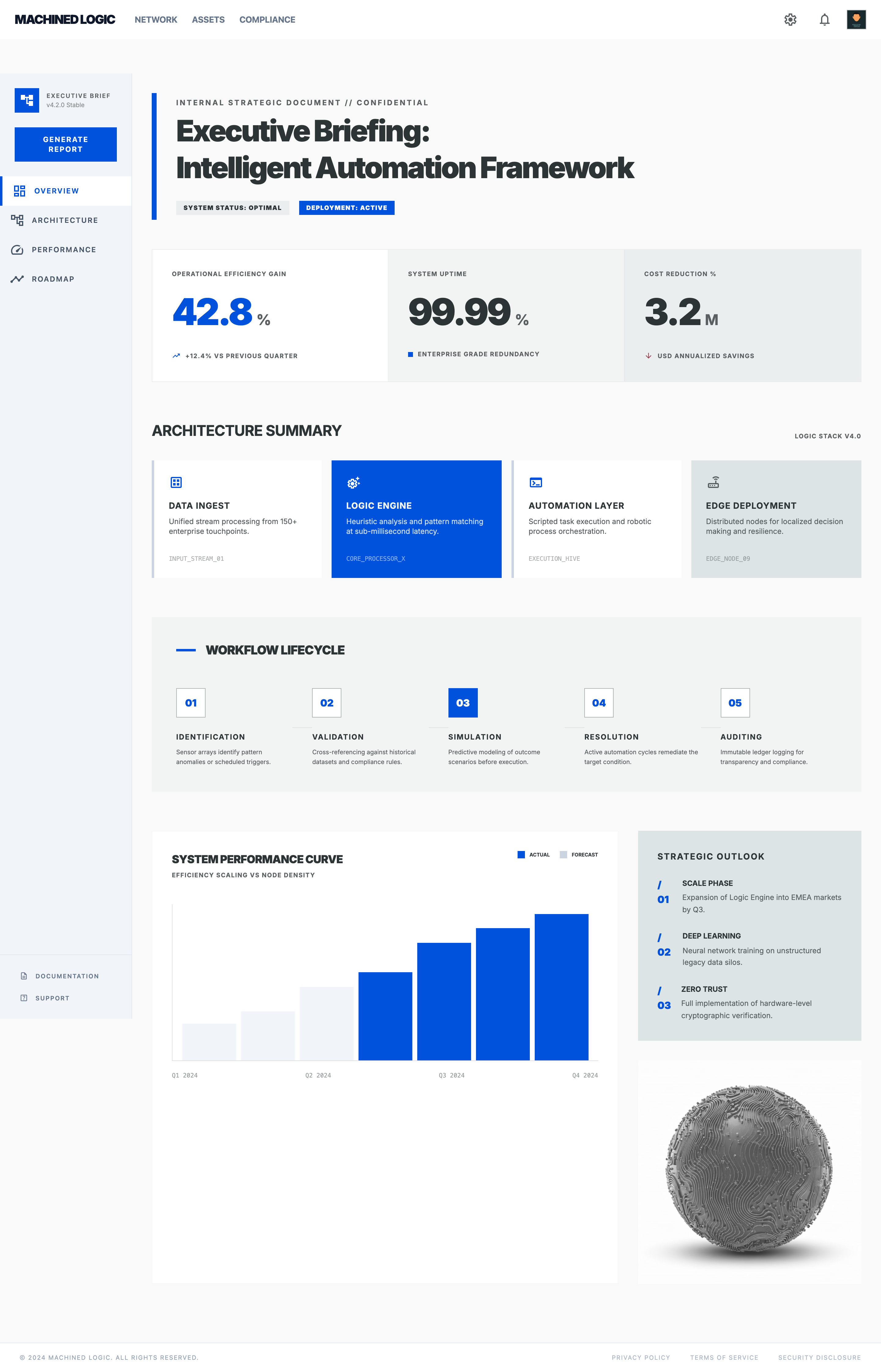 IBM-inspired Stitch export for the executive automation briefing
