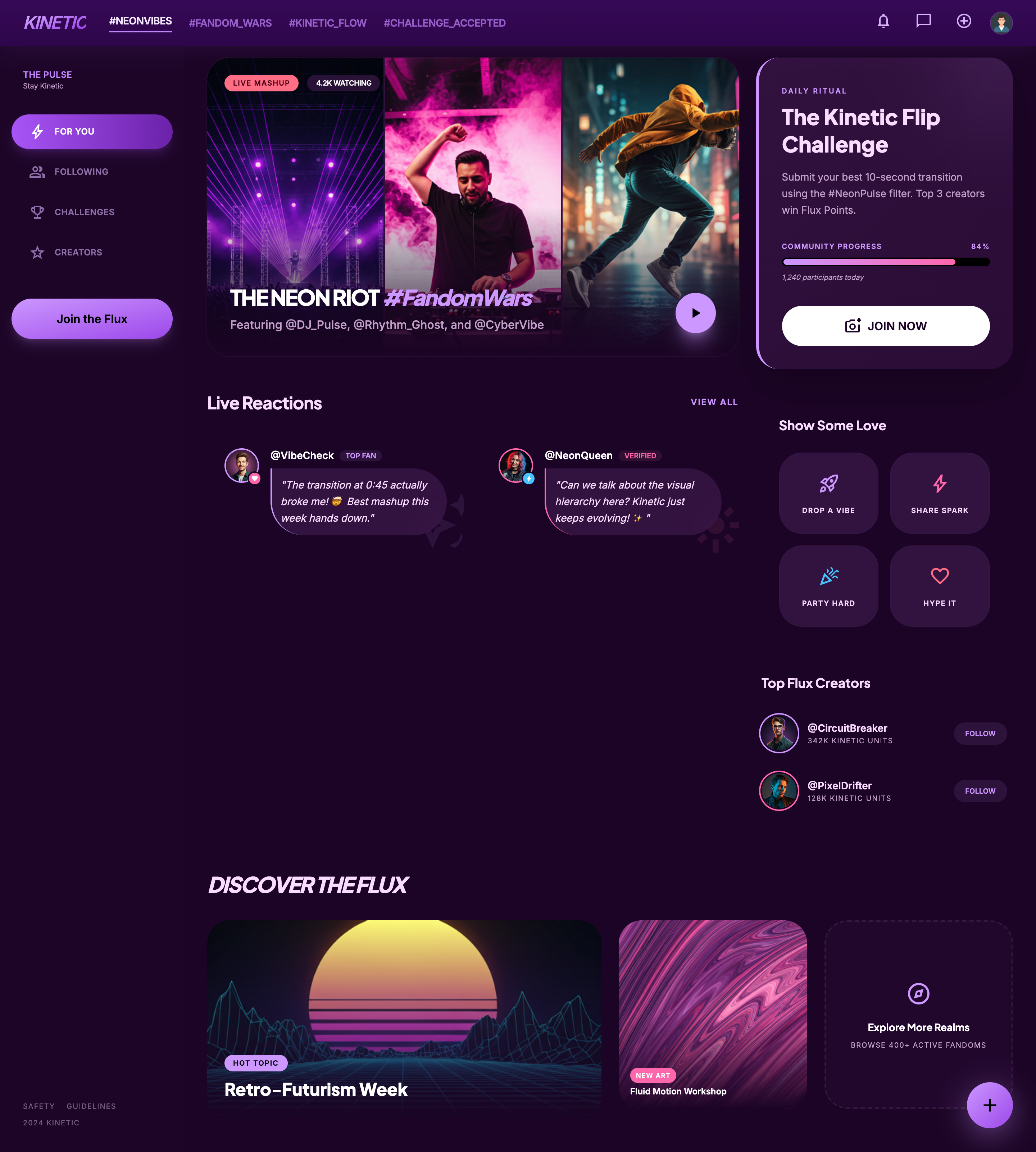 TikTok-inspired Stitch export for the fandom arena
